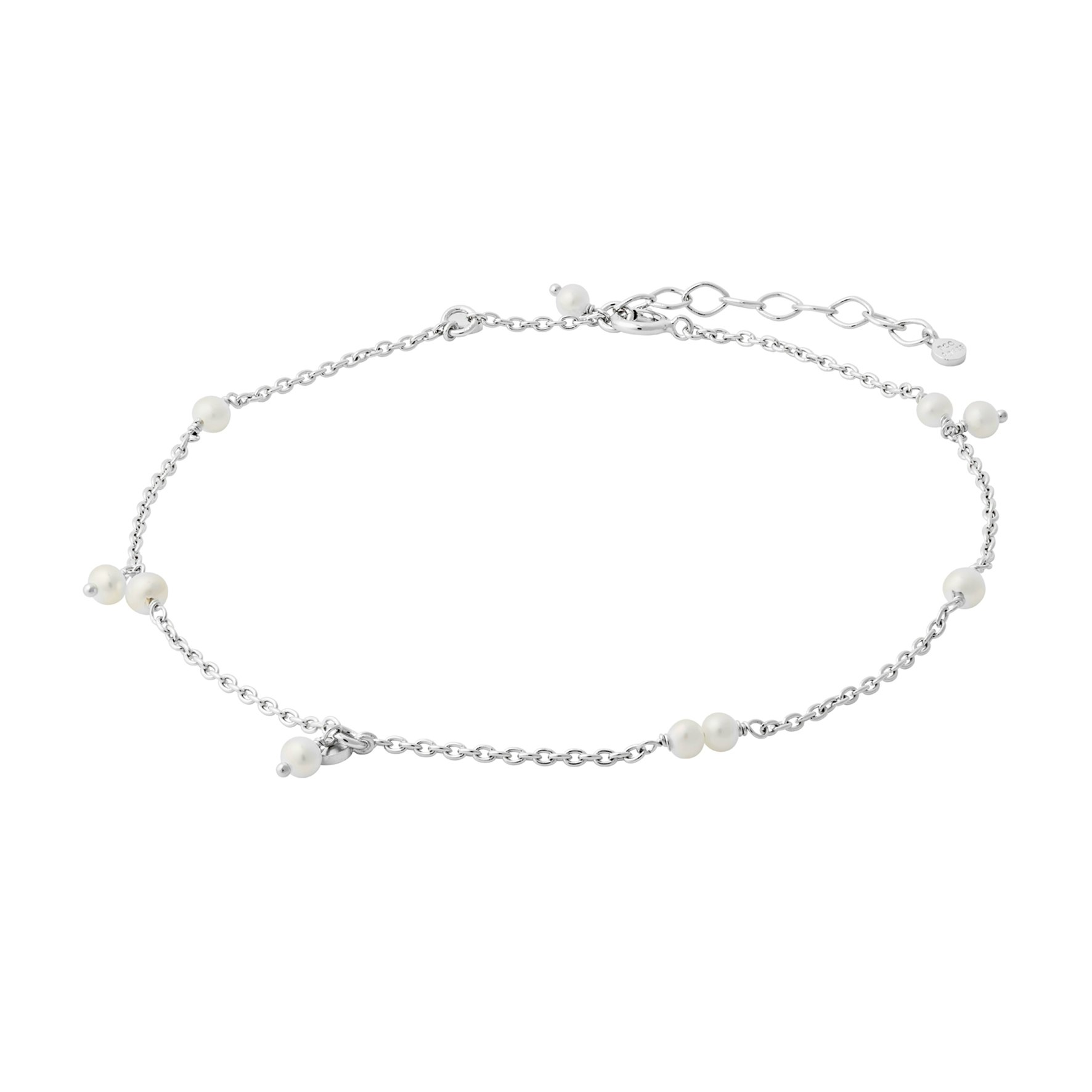 Ocean Pearl Anklet from Pernille Corydon in Silver Sterling 925