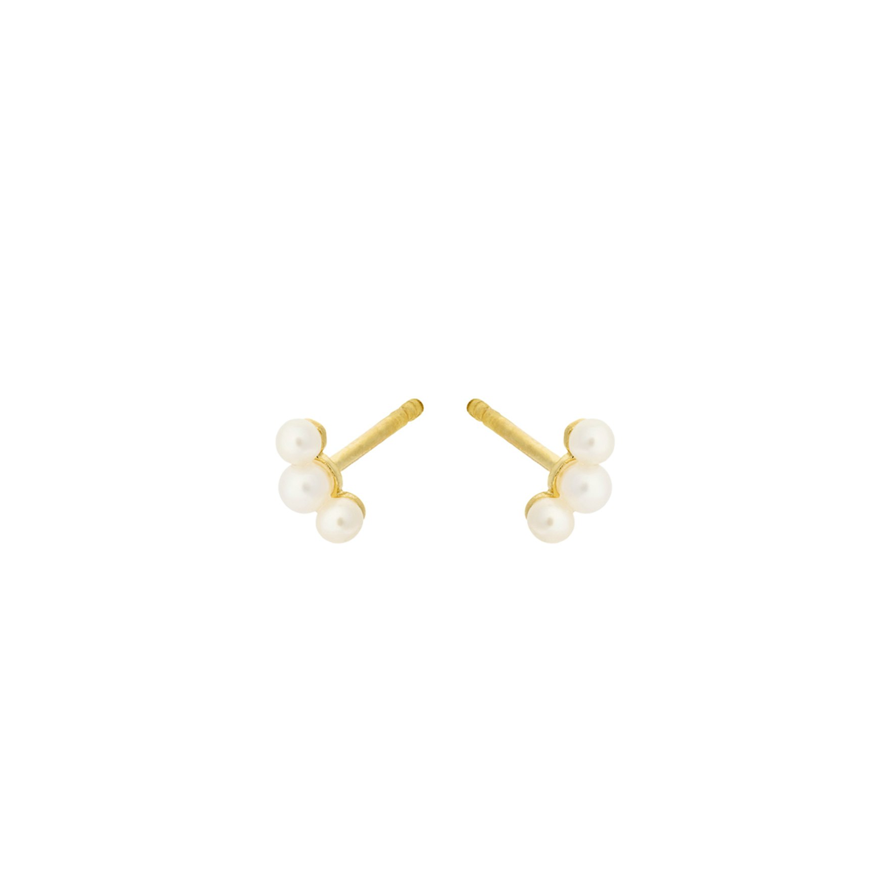 Ocean Pearl Earsticks fra Pernille Corydon i Forgyldt-Sølv Sterling 925
