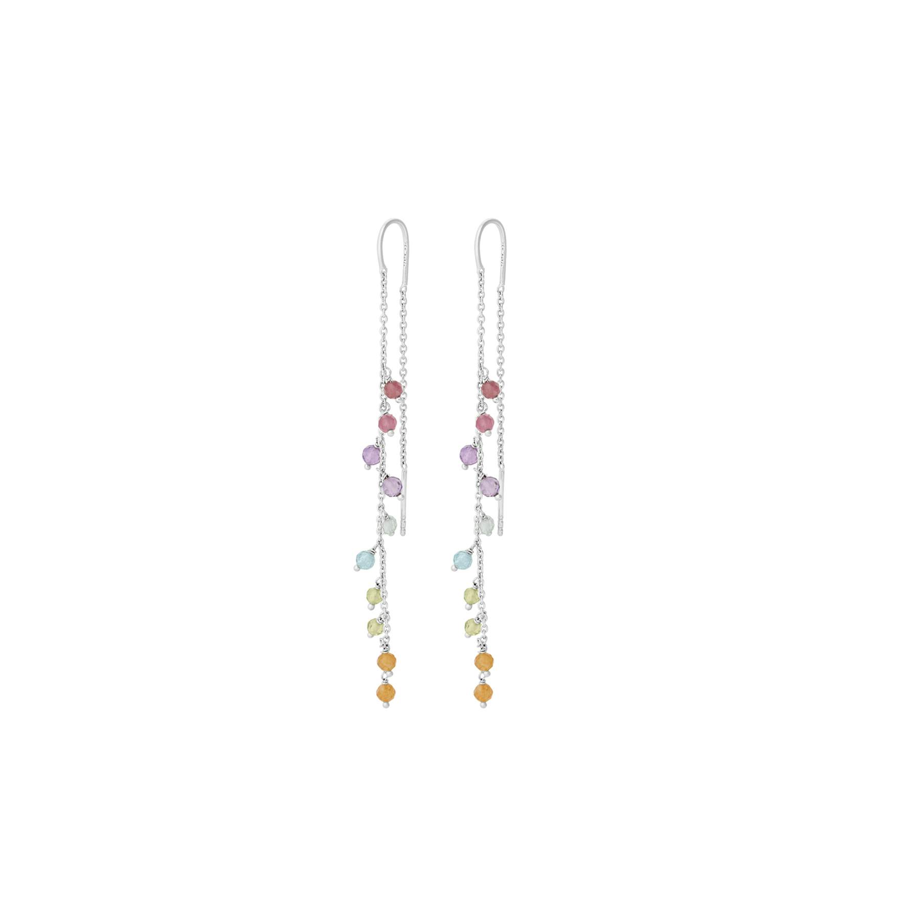 Rainbow Earchains von Pernille Corydon in Silber Sterling 925