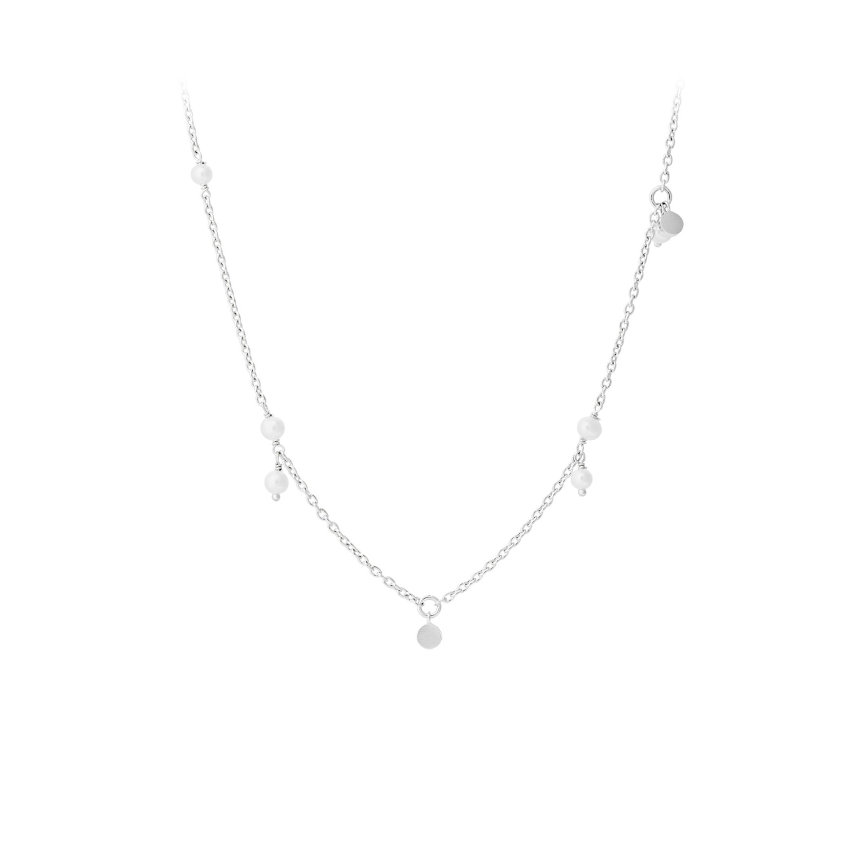 Ocean Pearl Necklace fra Pernille Corydon i Sølv Sterling 925