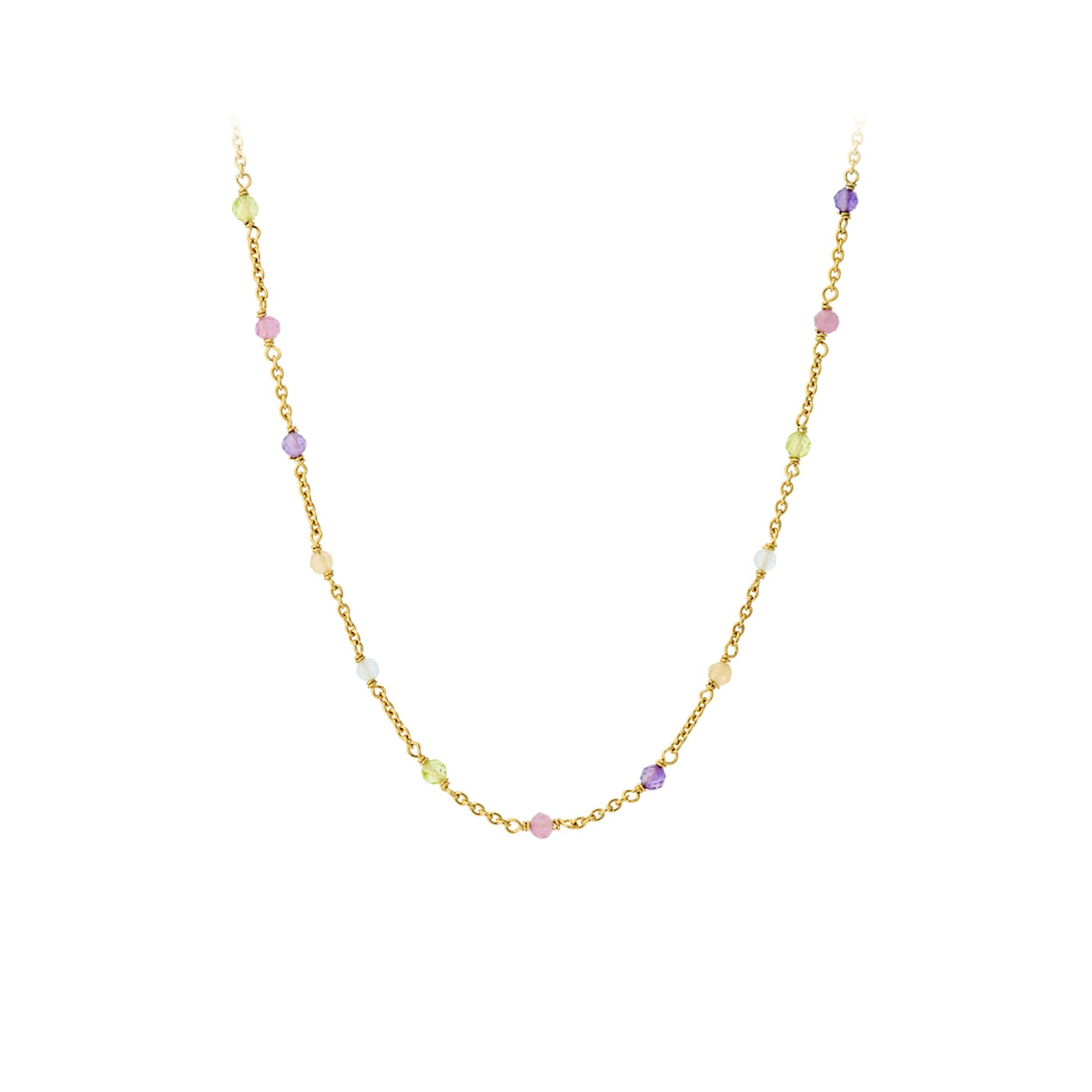 Rainbow Necklace fra Pernille Corydon i Forgylt-Sølv Sterling 925