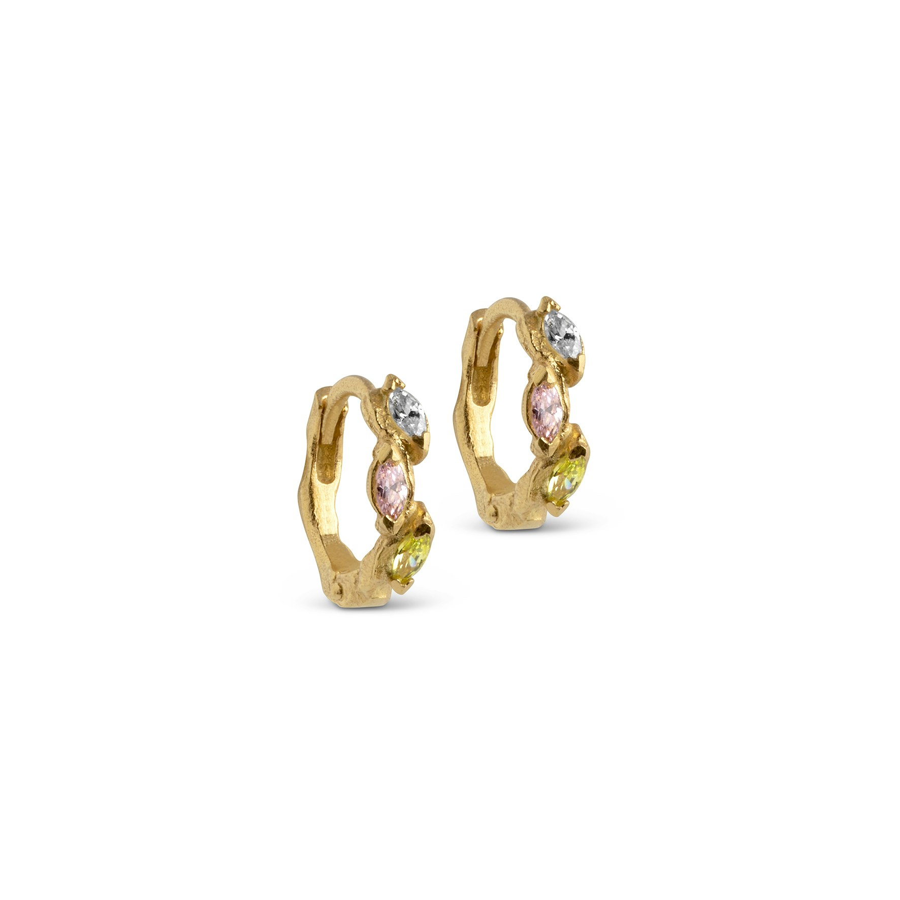 Laia Hoops från Enamel Copenhagen i Förgyllt-Silver Sterling 925