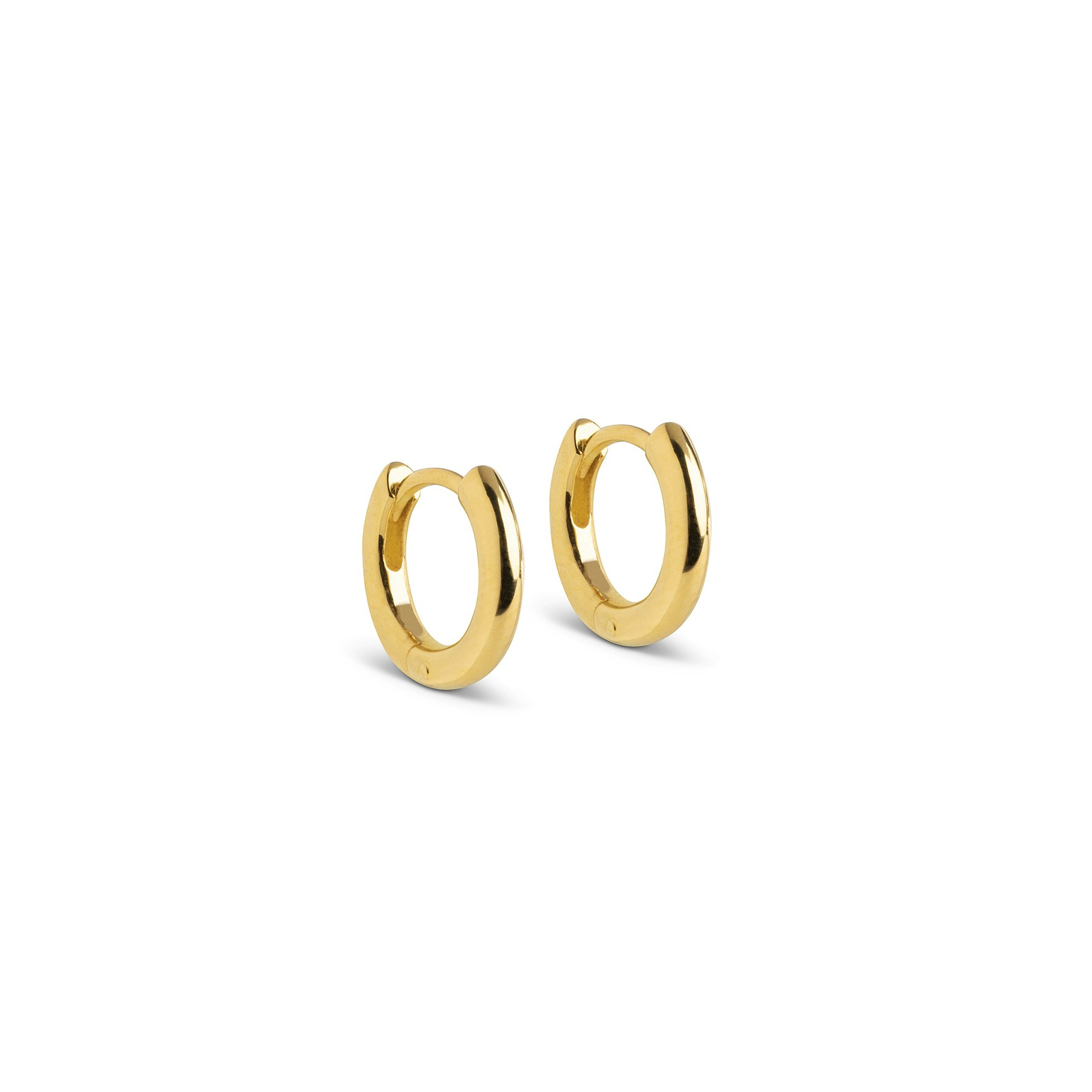Chunky Classic 8 mm Hoops od Enamel Copenhagen w Pozłacane srebro próby 925.