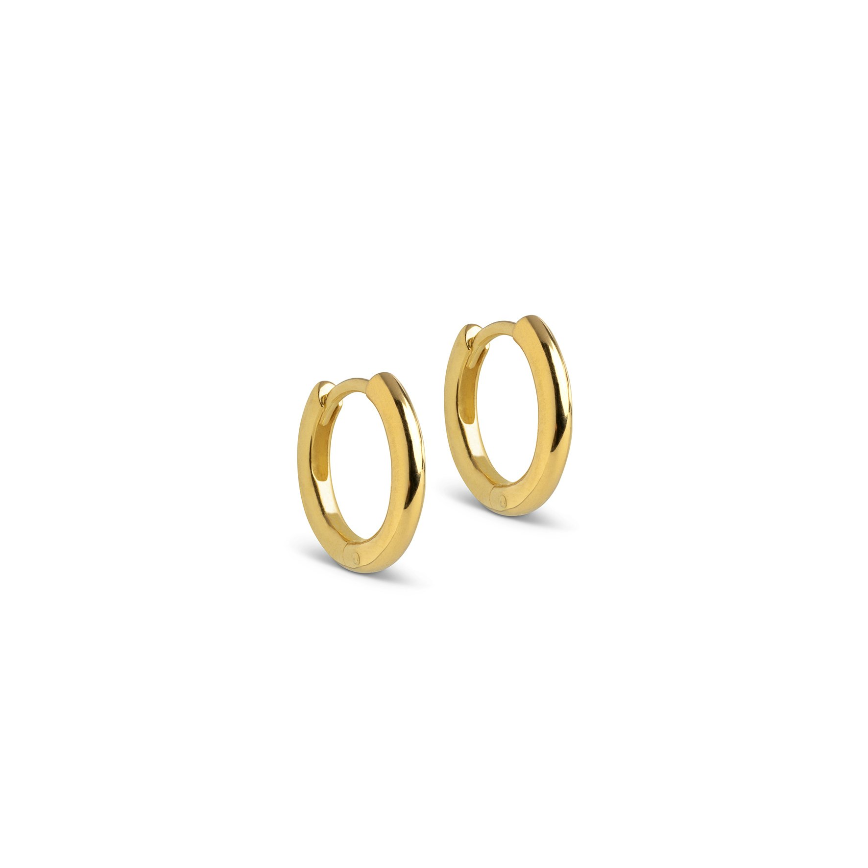 Chunky Classic 10 mm Hoops Enamel Copenhagen:stä Kullattu-hopea Sterling 925:ssä}