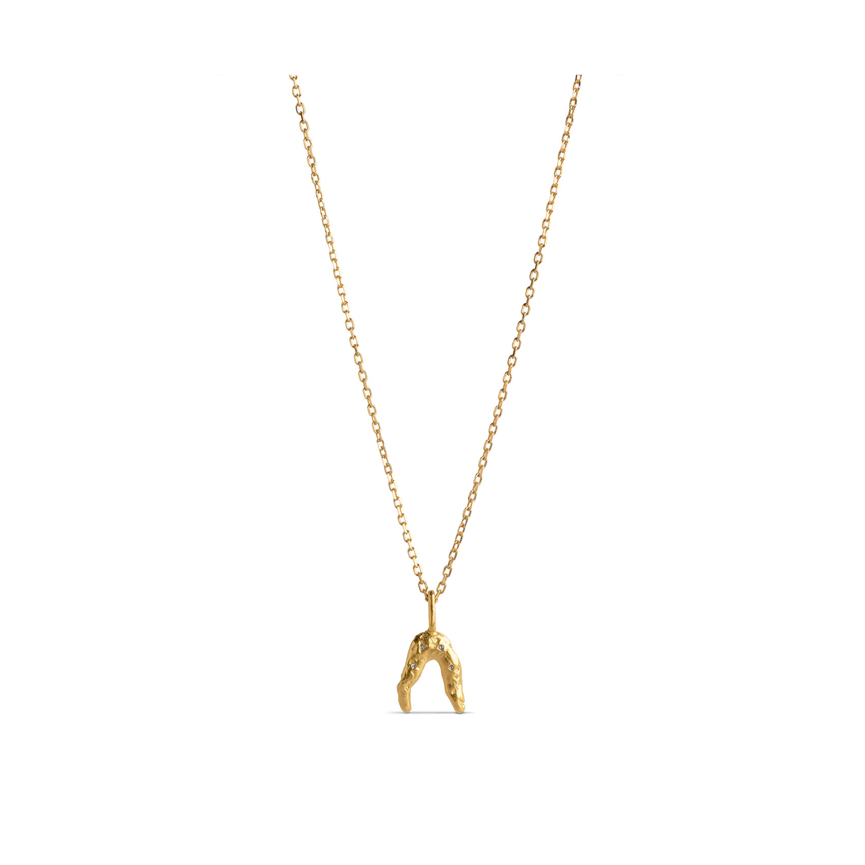 White Gold Wishbone Necklace | Wishbone necklace, Wishbone necklace gold,  Necklace