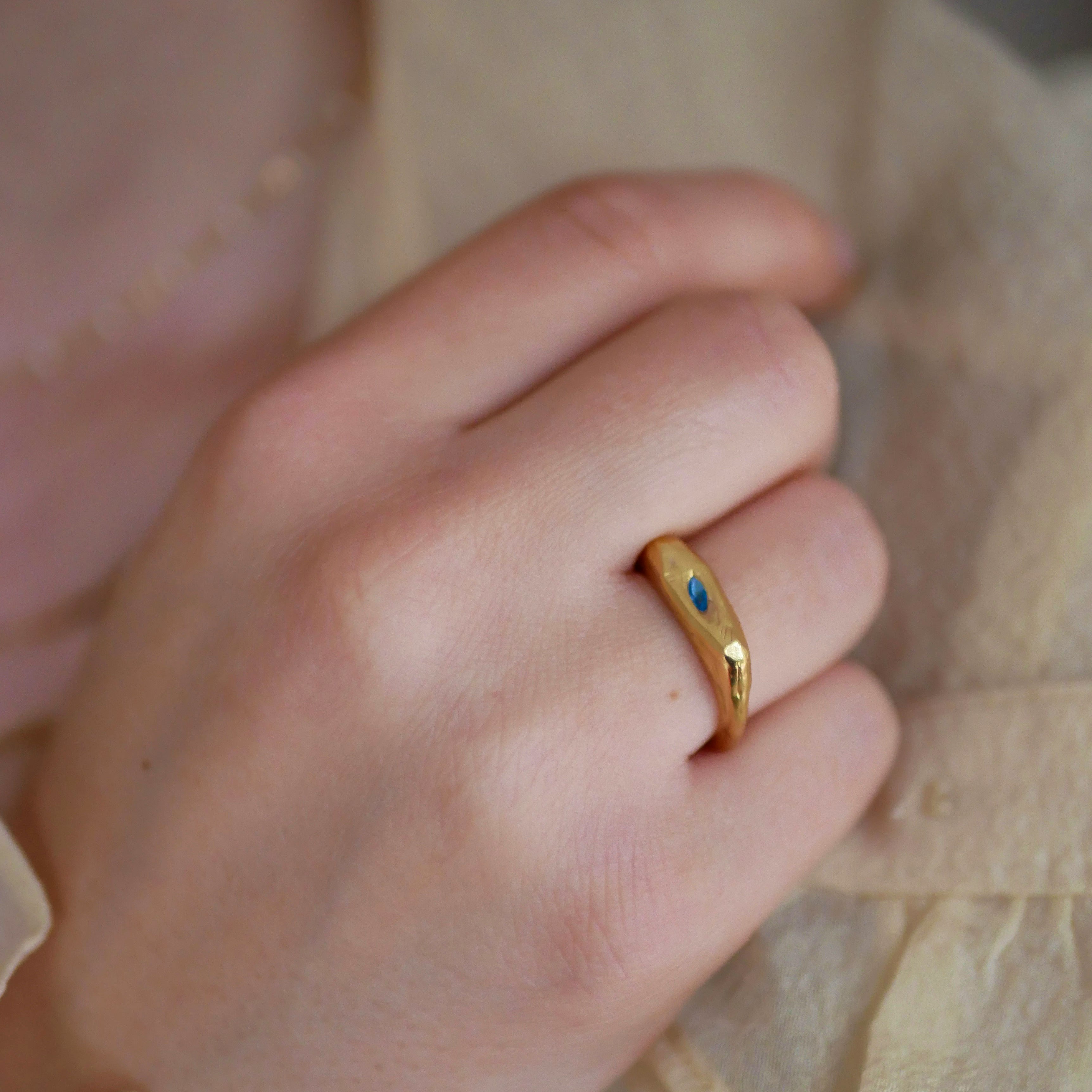 Luisa Ring Blue Nano