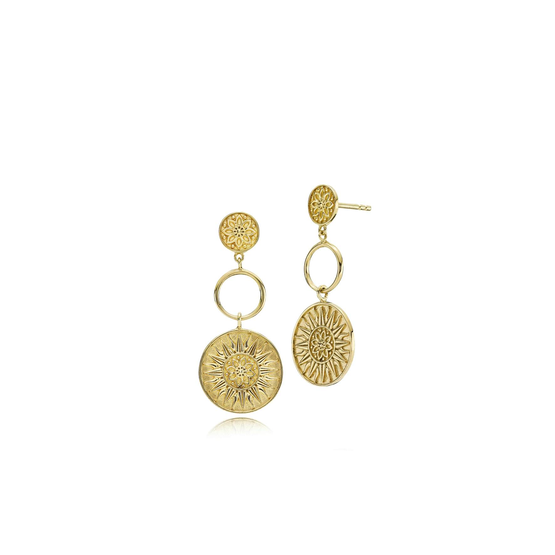 Frida Earrings from Izabel Camille in Goldplated-Silver Sterling 925