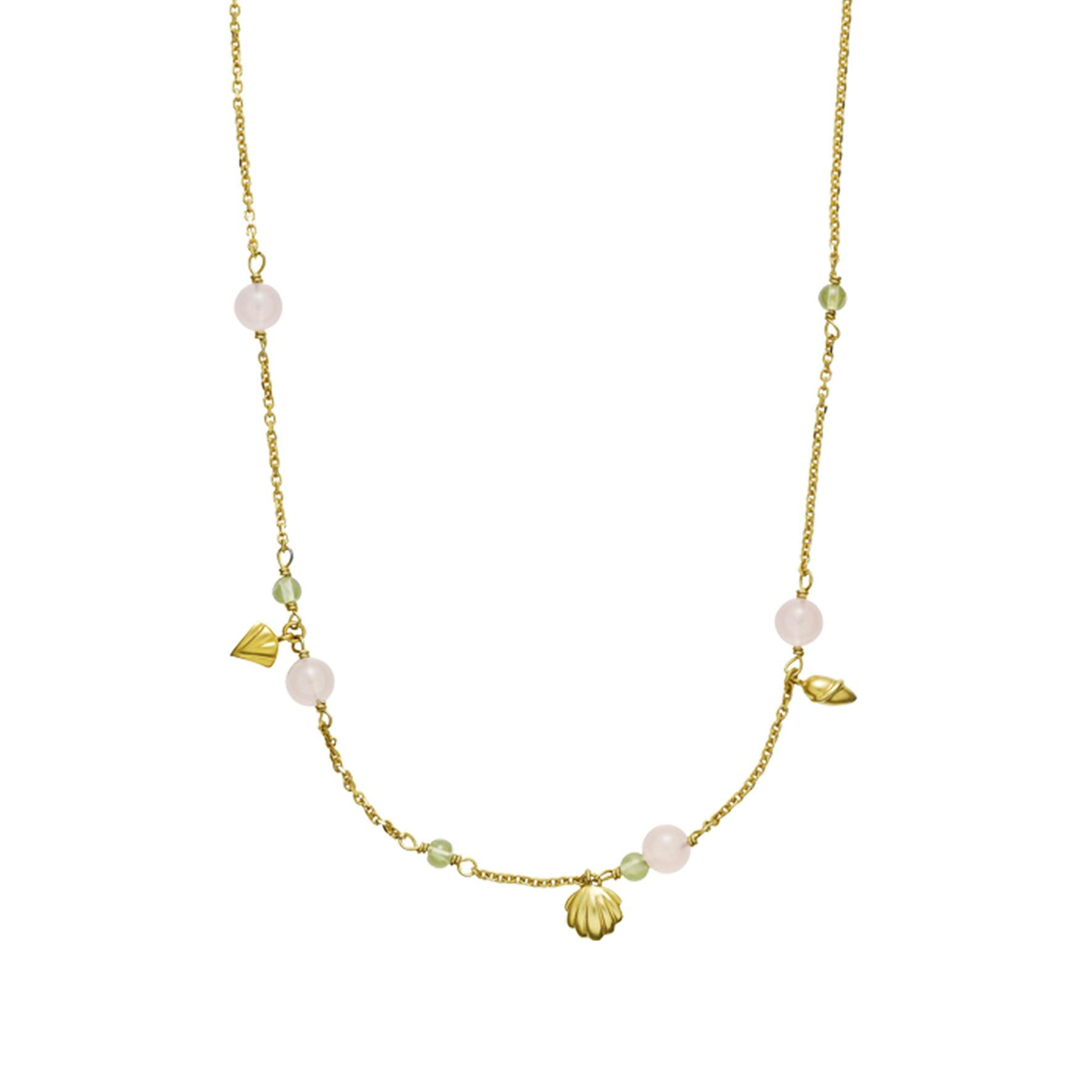 Isabella Pink/Green Necklace