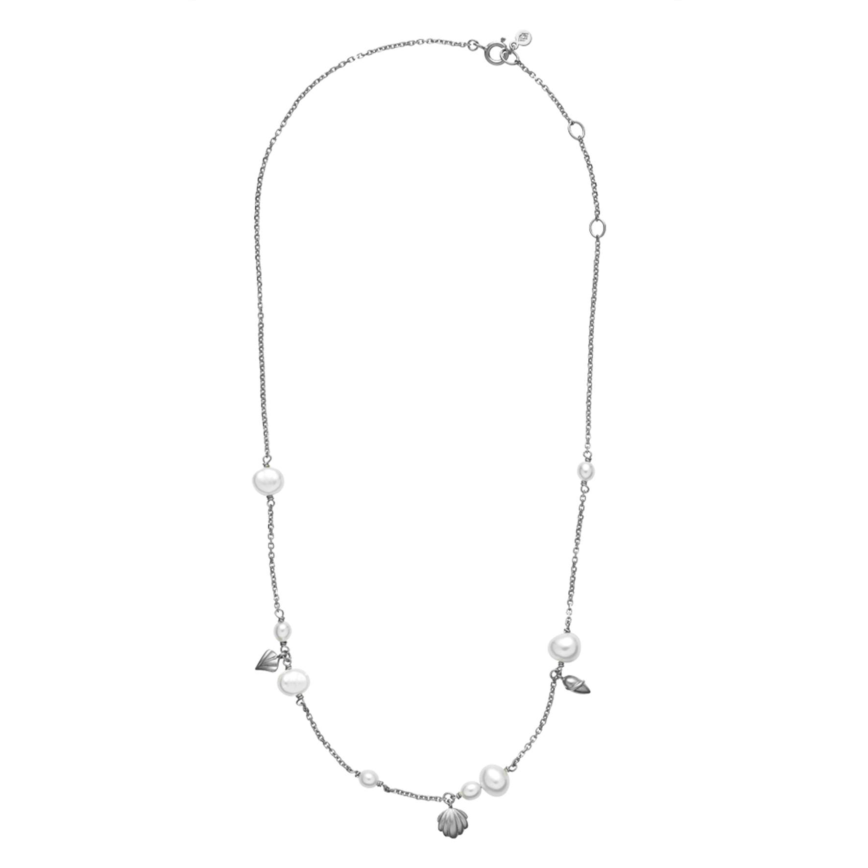 Isabella White Necklace from Izabel Camille in Silver Sterling 925