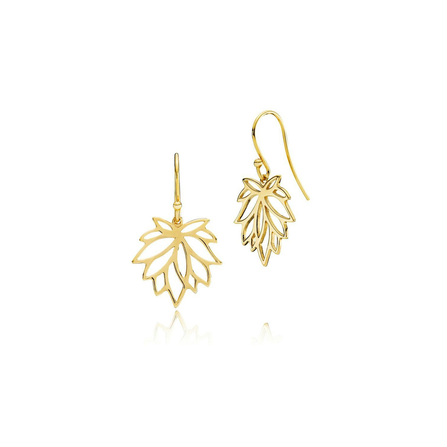 Mie Moltke Earrings von Izabel Camille in Vergoldet-Silber Sterling 925