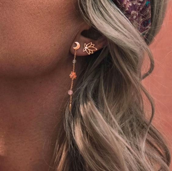 Mie Moltke Earsticks fra Izabel Camille i Forgyldt-Sølv Sterling 925